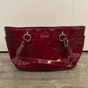 Coach Red Tote